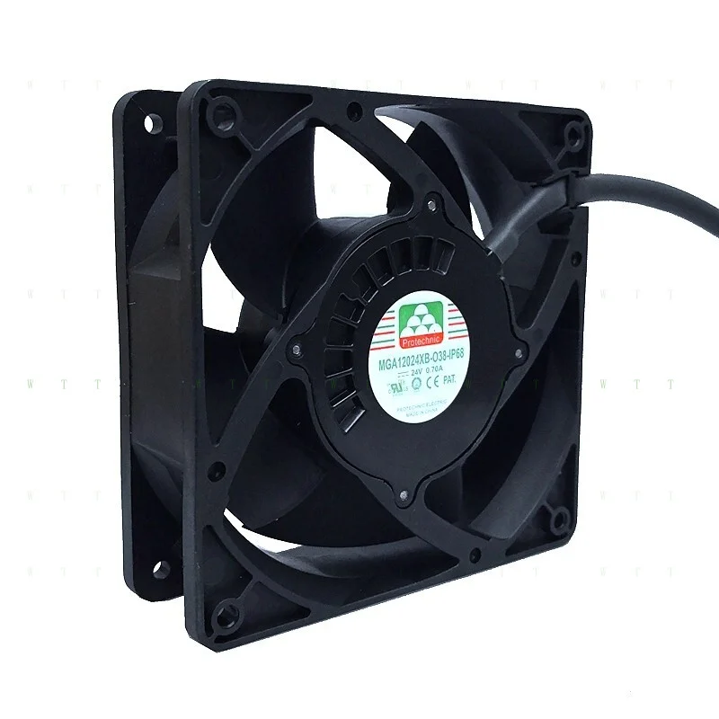

H 1 pcs Yongli MGA12024XB-O38 12038 24V inverter fan ip68 release fan