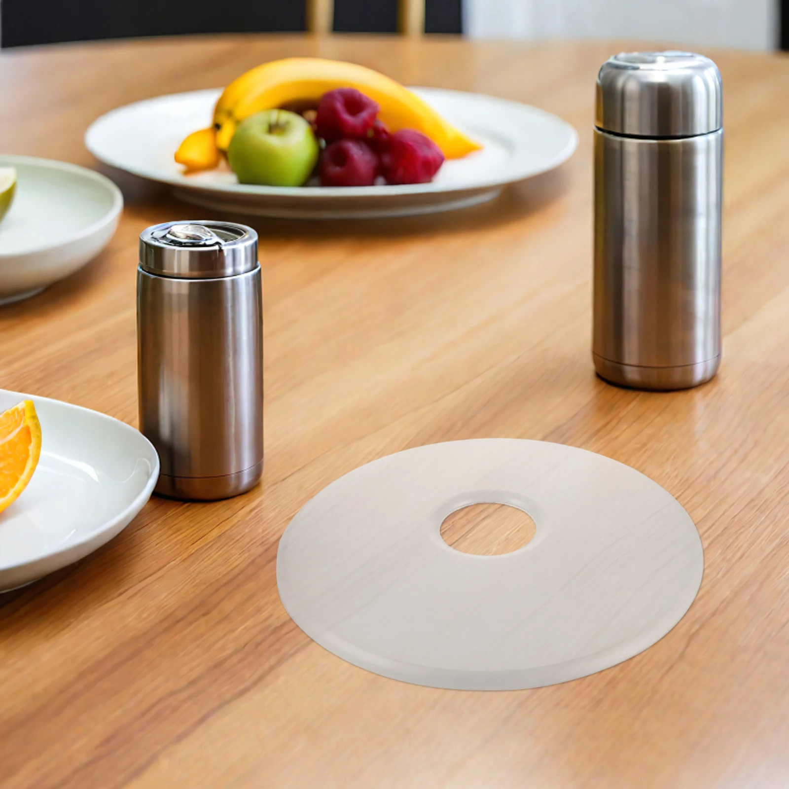 

Food Dehydrator Tray Non-Stick Mats for Fruit Meat Herbs Rapid Dehydration Efficient Cleaning Stackable