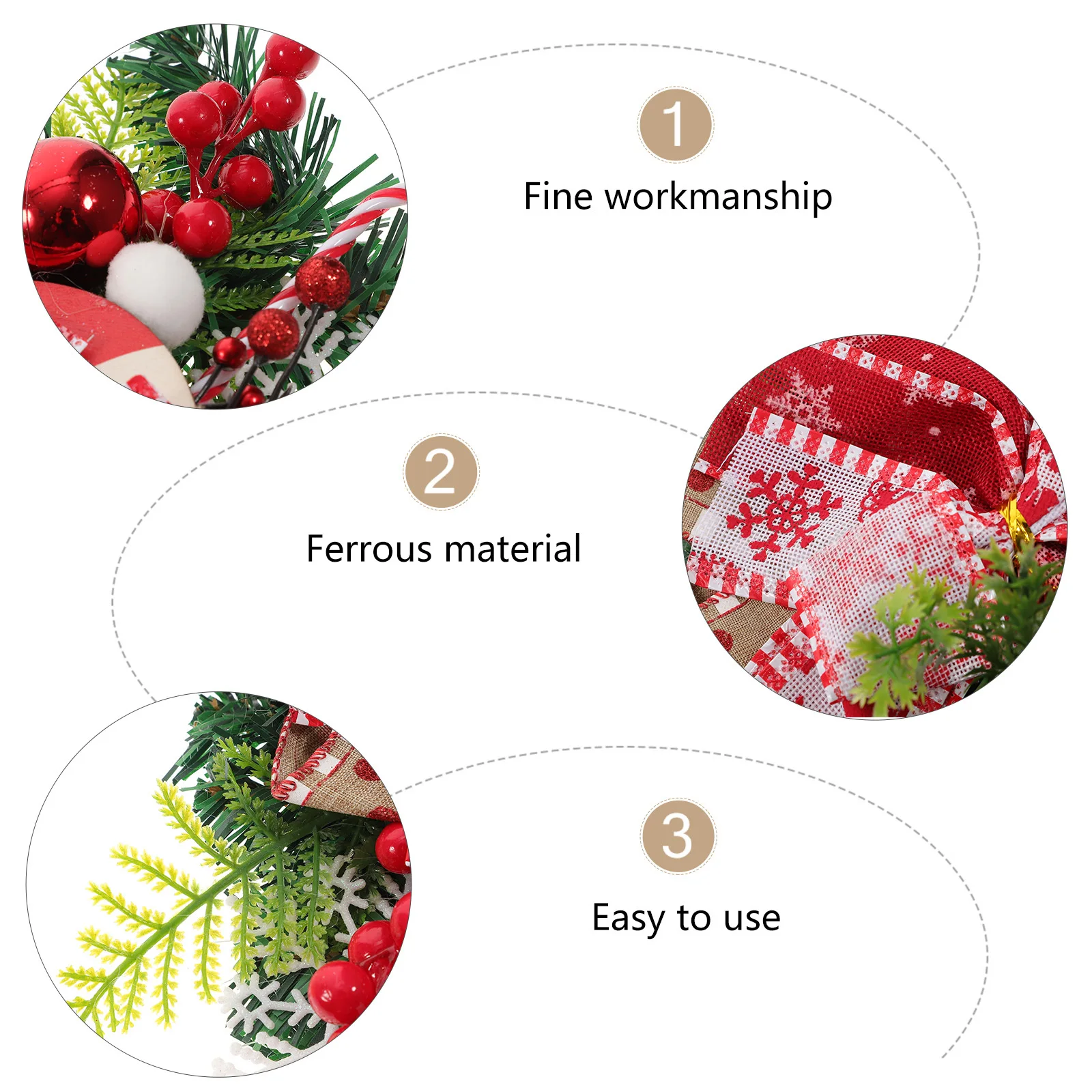 

Christmas Candy Upside Down Tree Pendant Xmas Decoration Hanging Ornament for Window Door Stair Rail Party Decor Christmas Theme