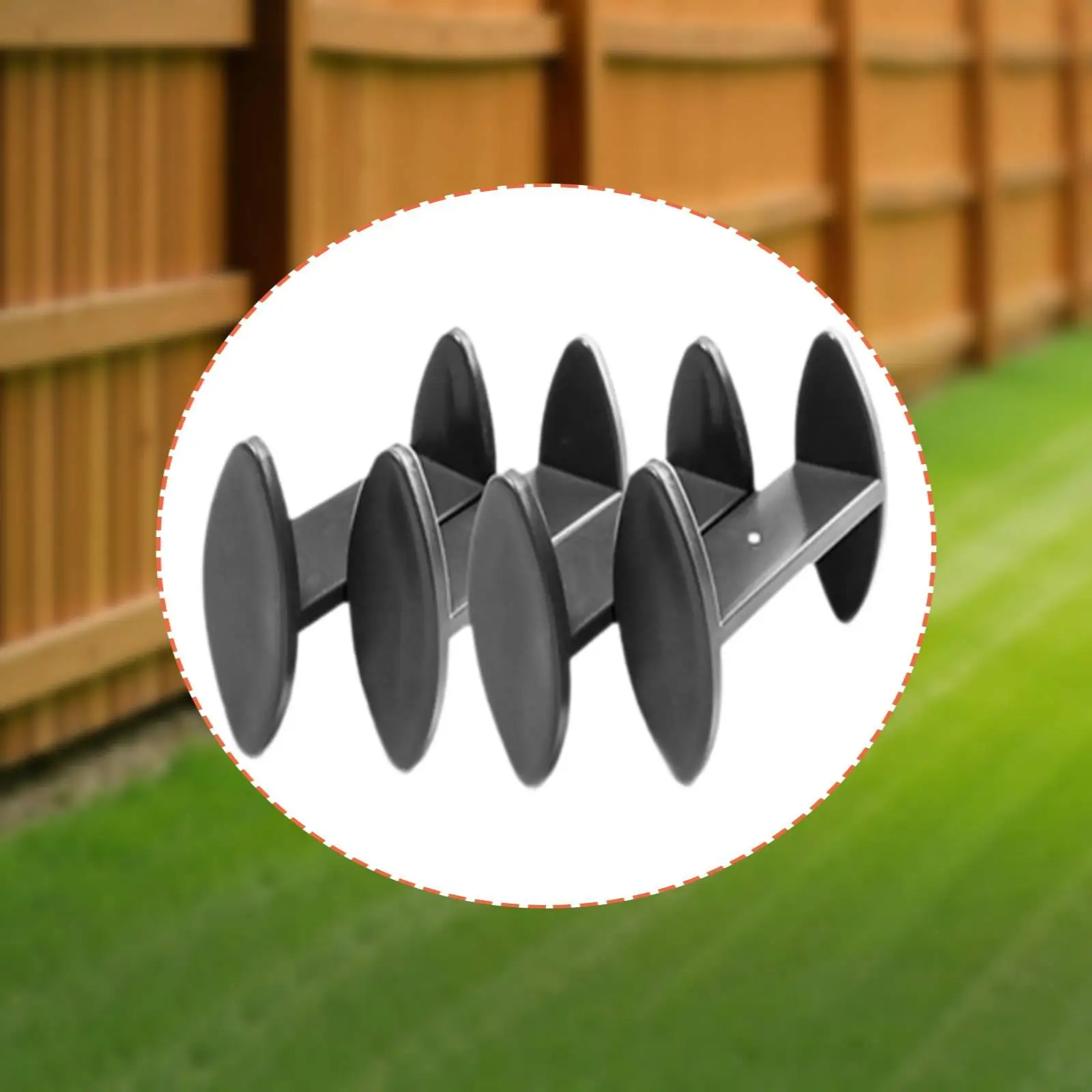 Wooden Fence Panel Spacers Yard Fixing Clip Metal Fence Board Fasteners for Home Garden Fences 46mm Thick