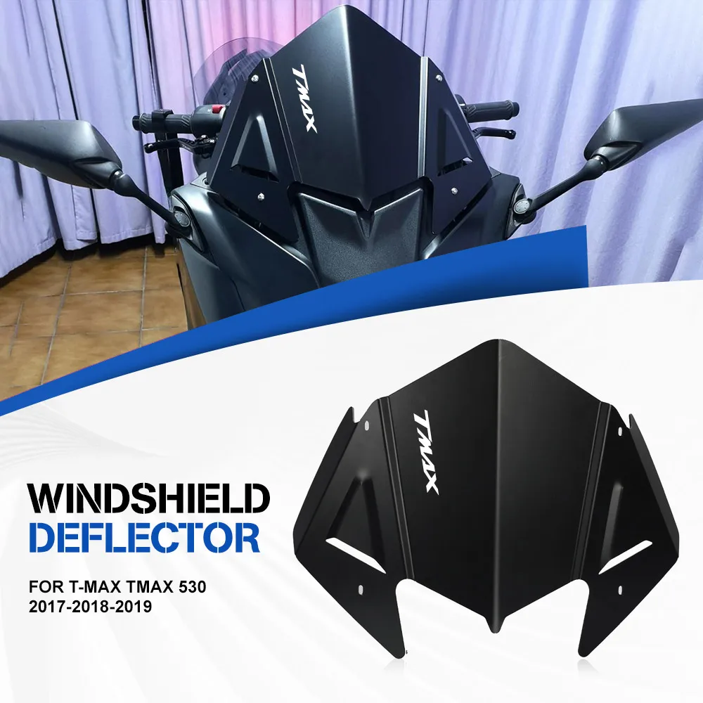 

Windshield Windscreen FOR YAMAHA T-MAX TMAX 530 2017-2018-2019 Visor Front Wind Shield Screen Deflectors TMAX 560 2020-2021