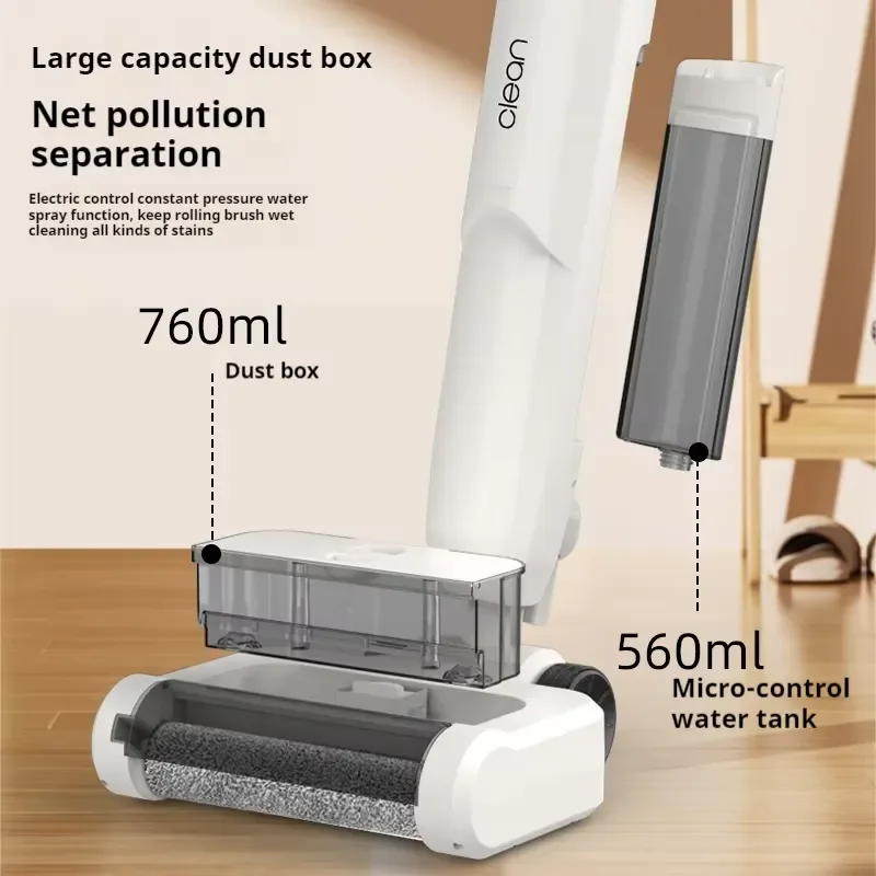 Portable Mopping Wireless Floor Washer Cordless Vacuum And Mop All-in-one Floor Cleaner view 3