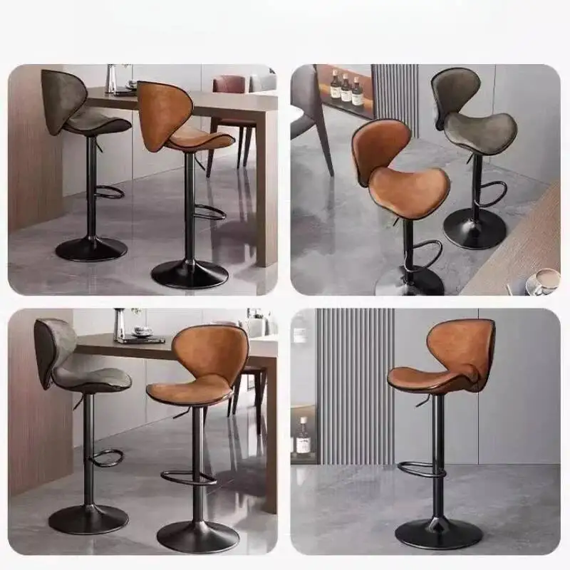 Professioneller Make-up-Stuhl, Gamer, Warten, ergonomische Frühstücksstühle, Restaurant, Bar im Freien, Luxusmöbel, Vintage, Mitte des Jahrhunderts