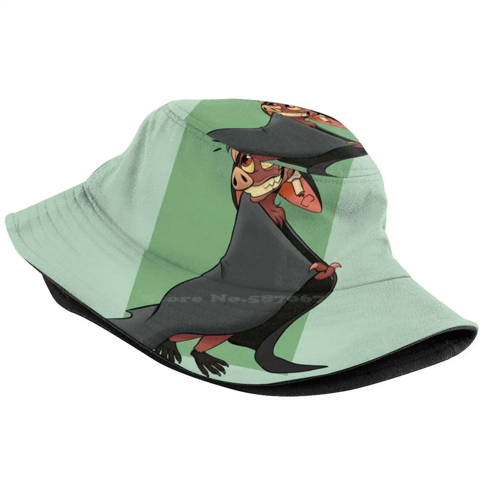 Batty Koda Sun Cap Fisherman Hat Bucket Hats Batty Ferngully Last Rainforest Flying Fox Cartoon 90S Robin Williams Movie