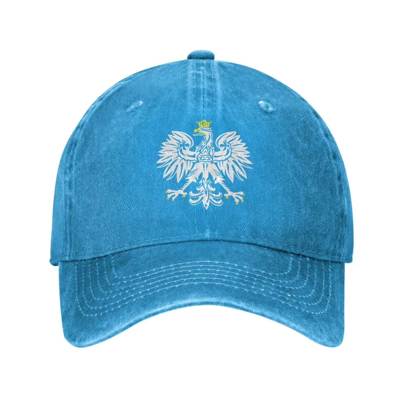 Polish Eagle Polska Printed Hats Adjustable Cotton Peaked Cap Available for Men Women image 2