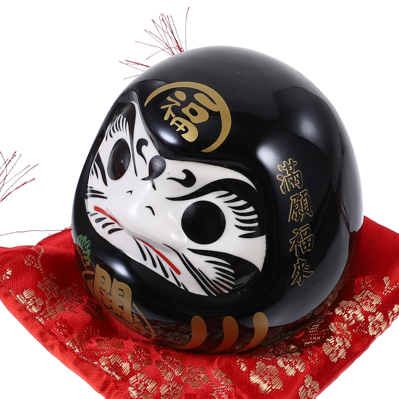 

Dharma Piggy Bank Ceramic Money Saving Box for Unique Coin Bank Desktop Decor Japanese Style Cute Animal Design