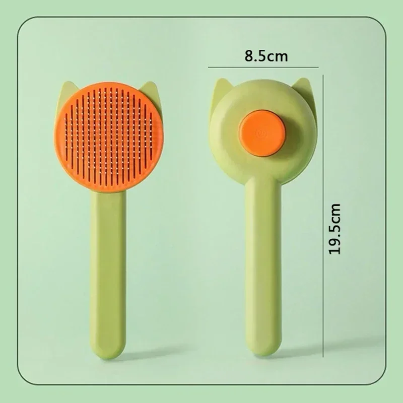 Pet Hair Removal Comb for Small Large Dogs Massage Self Cleaning Slicker Brush Kitten Puppy Trimming Comb Dog Grooming Supplies