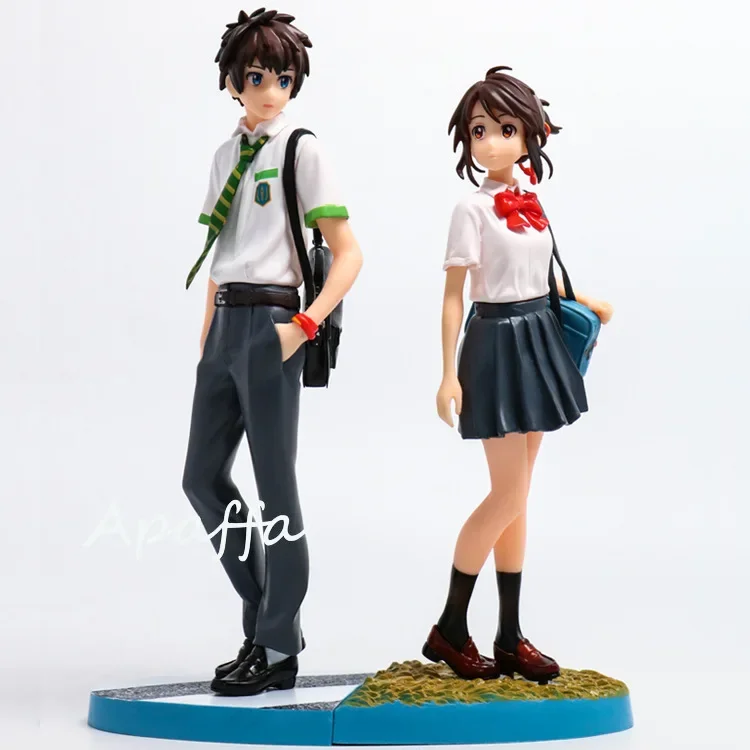 22cm Your Name Anime Figure Tachibana Taki/Miyamizu Mitsuha Action
