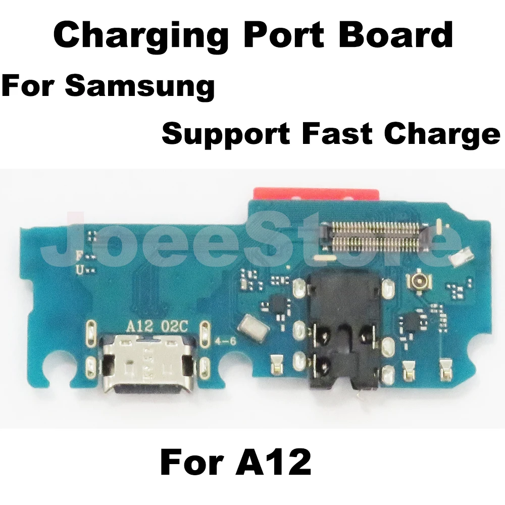 Charging Port Board Flex Cable for Samsung A12 A10 A20 A30 A31 A40 A50 A51 A70 A71 A21S Microphone Module USB Connector Parts