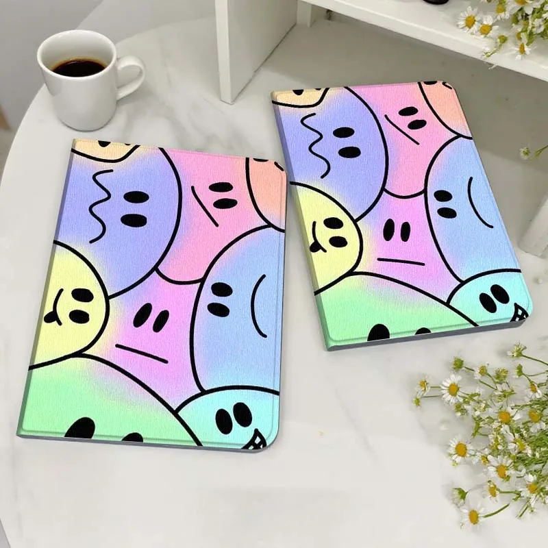 

Cartoon Shark Cute Expression Case For Honor MagicPad MatePad M5 8 9 2 3 10 12 X V7 V8 X8 X9 V9 GT X9a GT2 S Air Pro Tablet