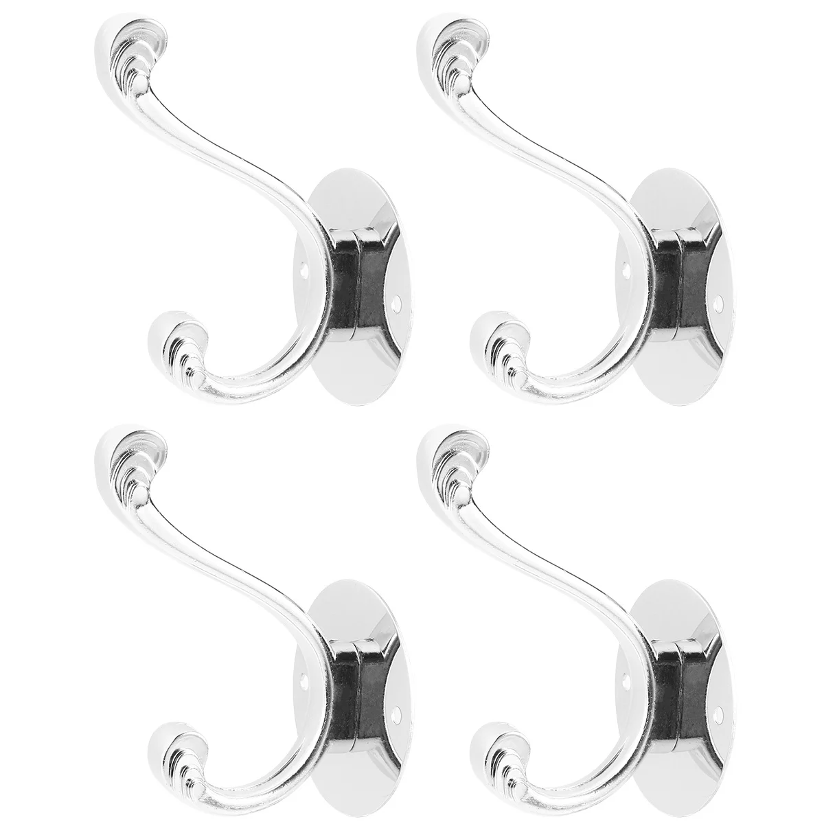 

4 Pcs Towel Hook Punch Hangers Stainless Steel Hooks Wall Replacement Clothes Hat