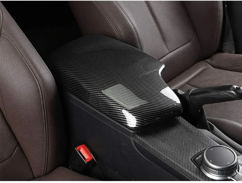 

LHD Carbon Fiber Style Console Armrest Box Cover Suitable For BMW 3 4 Series F30 F31F32 F33 F34 F36 2012-2018