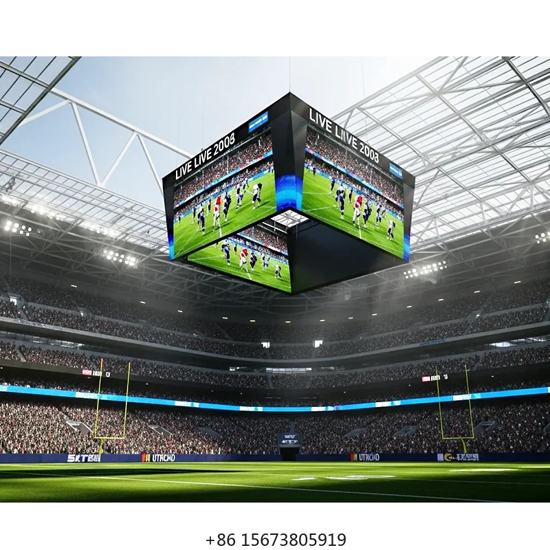 

Center-Hung Scoreboard Football Pitch Led Advertising Screen Indoor Outdoor Curve Led Display Screen
