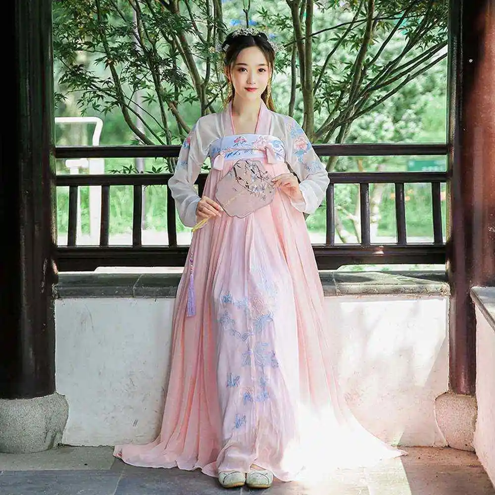 jupe-ru-d'ete-longueur-poitrine-modifiee-hanfu-femme-jambe-large-taille-elastique-melange-de-coton-silhouette-x-ape-traditionnelle-chinoise