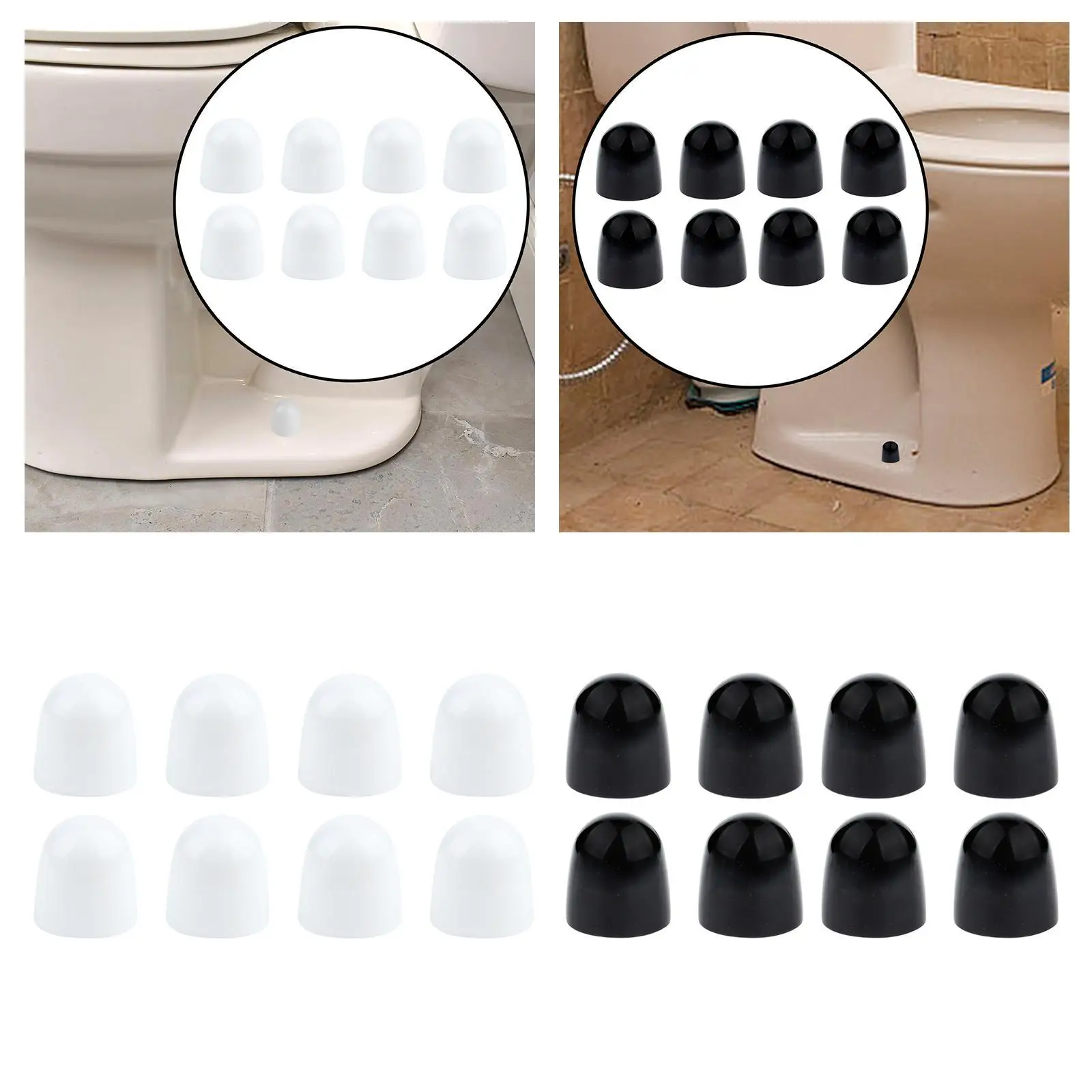 

8-компонентные крышки с головкой винта для унитаза. Легкая в установке крышка болта.