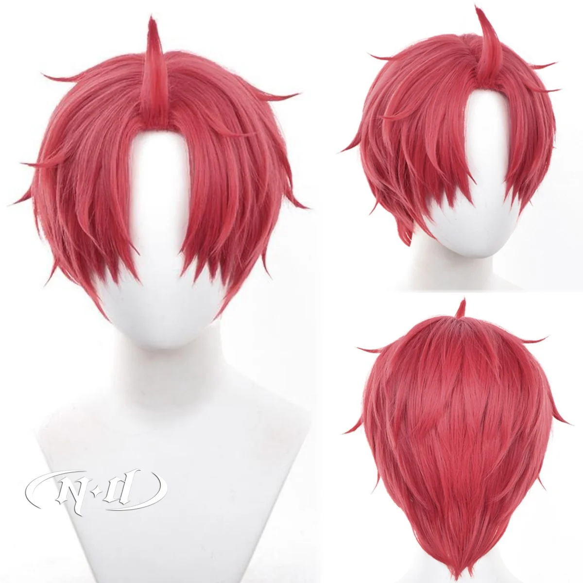 

ND Jin Enjoji Jiji Cosplay Wigs Dandadan Anime Cosplay Hair Wig Heat Resistant Synthetic for Costume Theme Party Comic Con Coser