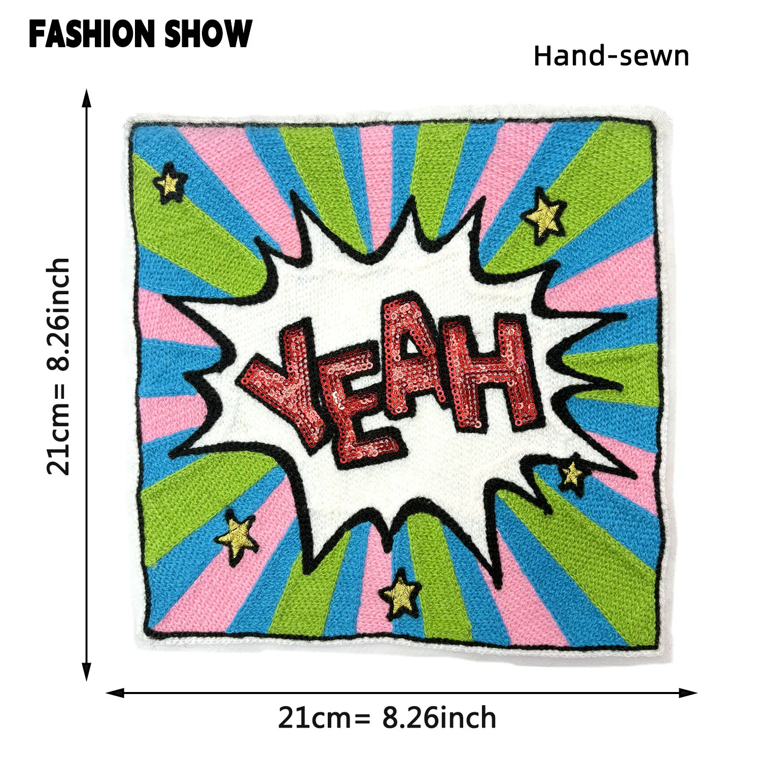 سيفانغ نعم الشنيل شارة مطرّزة ثلاثية الأبعاد أفخم إلكتروني شارة مطرّزة اليدوية DIY بها بنفسك الملابس والاكسسوارات الزخرفية البلوز تي شيرت الملابس النسائية #3