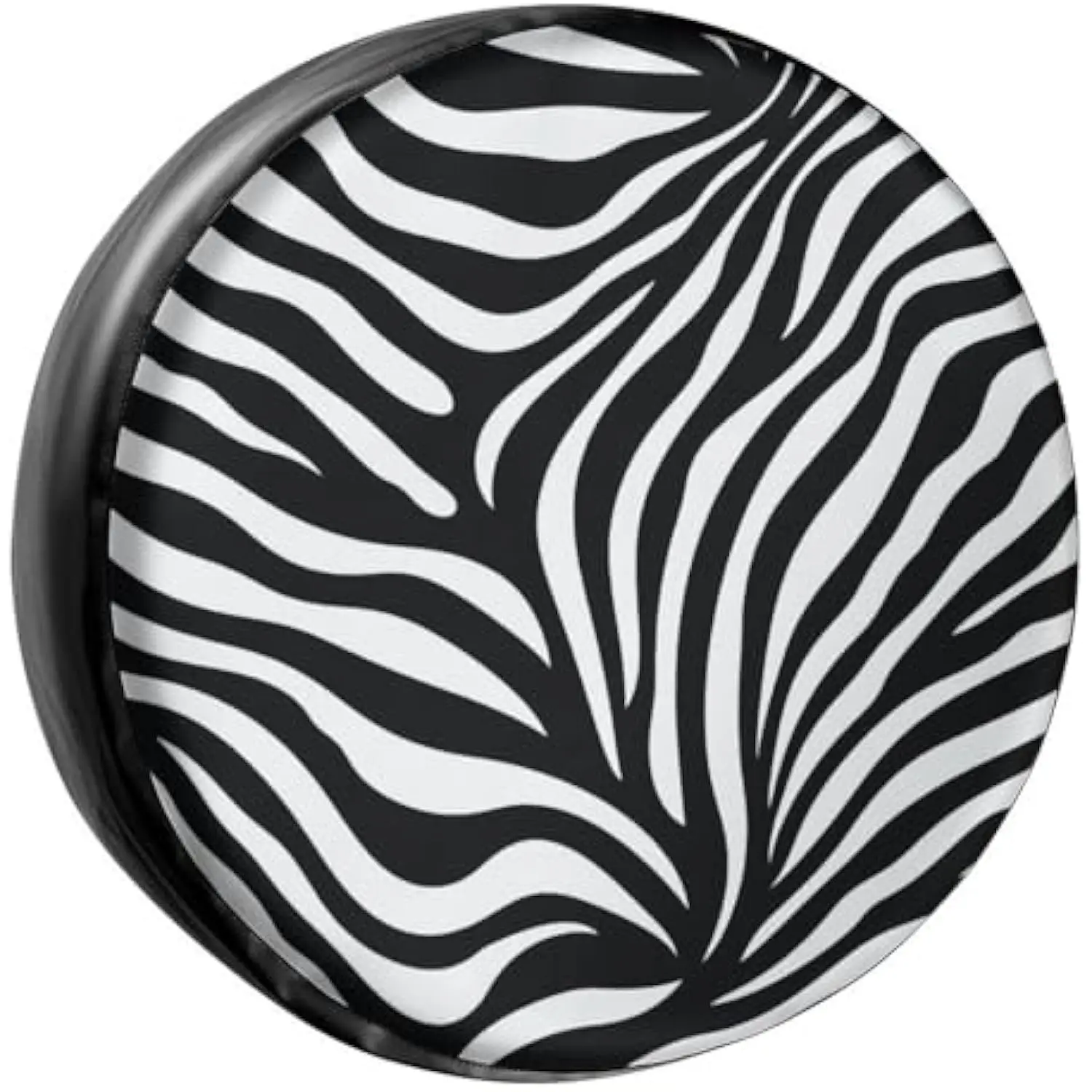 

Чехол для запасного колеса с принтом зебры, пылезащитный чехол из искусственной кожи премиум-класса для автофургона, прицепа, внедорожника, грузовика, кемпера