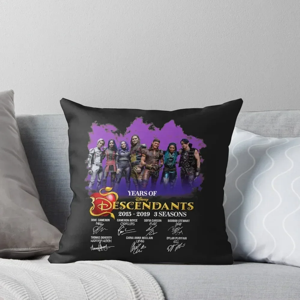 

Years-of-Descendants-Characters-signatures t Shirt Throw Pillow Pillowcases Bed Cushions pillows decor home luxury covers pillow