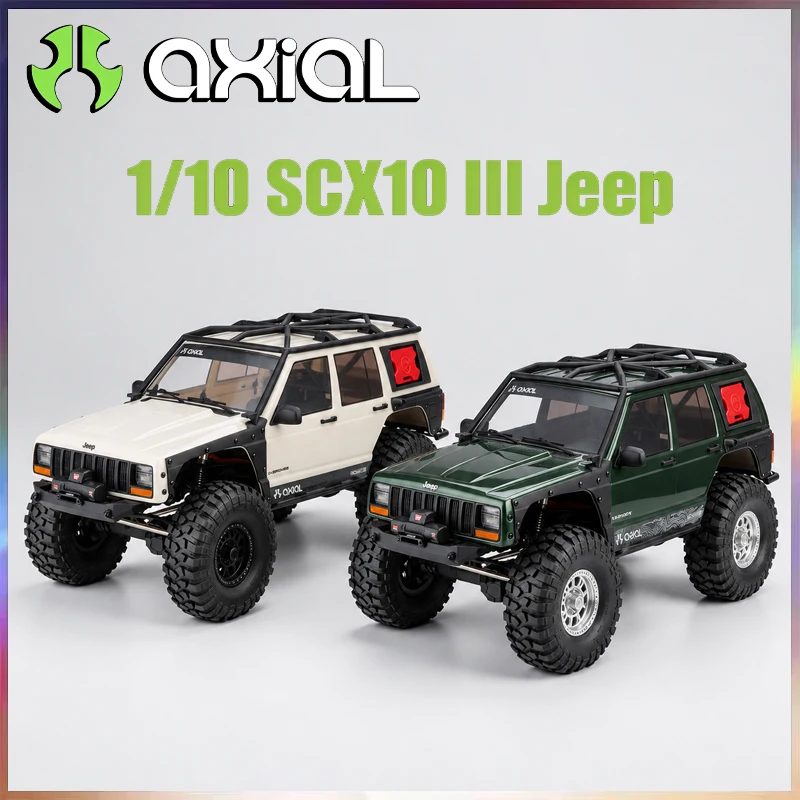 Axial SCX10 III 1/10 scale Jeep Crawler RC four-wheel drive off-road climbing vehicle 4X4 Brushed motor remote control adult toy