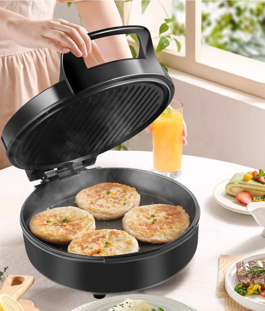 Electric cake pan Household deepened and enlarged double-sided heated pancake machine Electric cake stall pancake machine