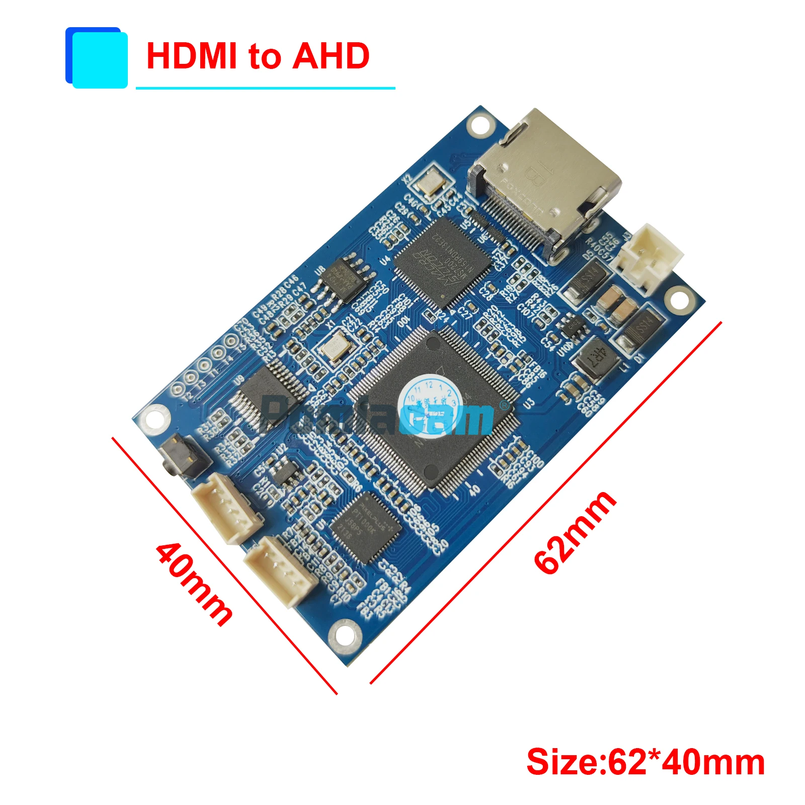 AHD Output HDMI To AHD 1080P Video Convertor CVBS Analog Signal AV Signal HDMI Audio/video To HD AHD 1080P Converter Box Module