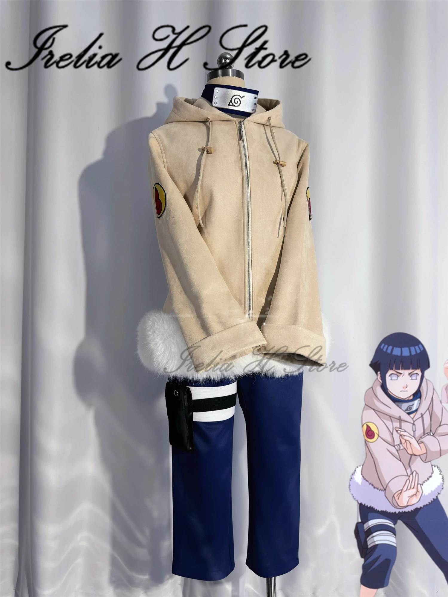 Irelia H Store Hyuga Hinata Cosplay Kostüm für Frauen Anime Cosplays Maßgeschneiderte Größe