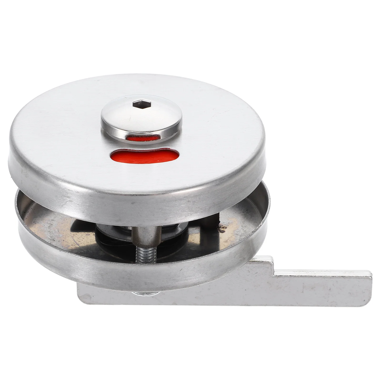 

Stainless Steel Indicator Lock Brushed Finish Public Restroom Privacy Lock Occupied Vacant Sign Bathroom Door Latch Commercial