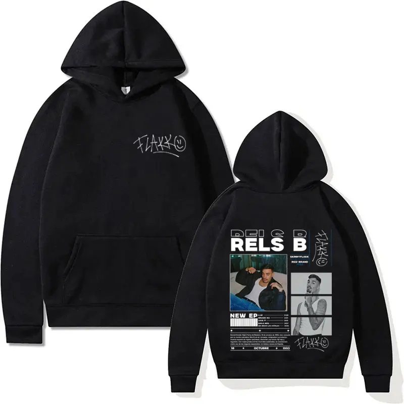 

Singer Rels B Skinny Flakk Smile Album Tour 2025 Hoodie Man Woman Clothes Fashion Casual Hoodies Long Sleeve Oversized Pullovers