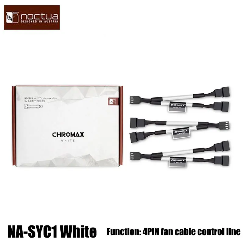 Noctua NA-SYC1 3 y-kabel mit sleeving adapter kabel 4pin pwm fall lüfter stecker kabel 3 teile/satz