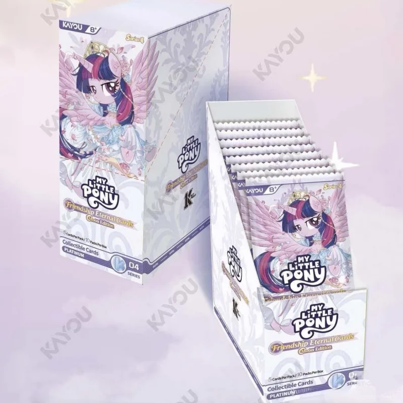 

Новая коллекционная карточная серия KAYOU My Little Pony: Blind Box, оригинальная английская версия, TCG-карты, серия «Дружба навсегда», издание «Луна»