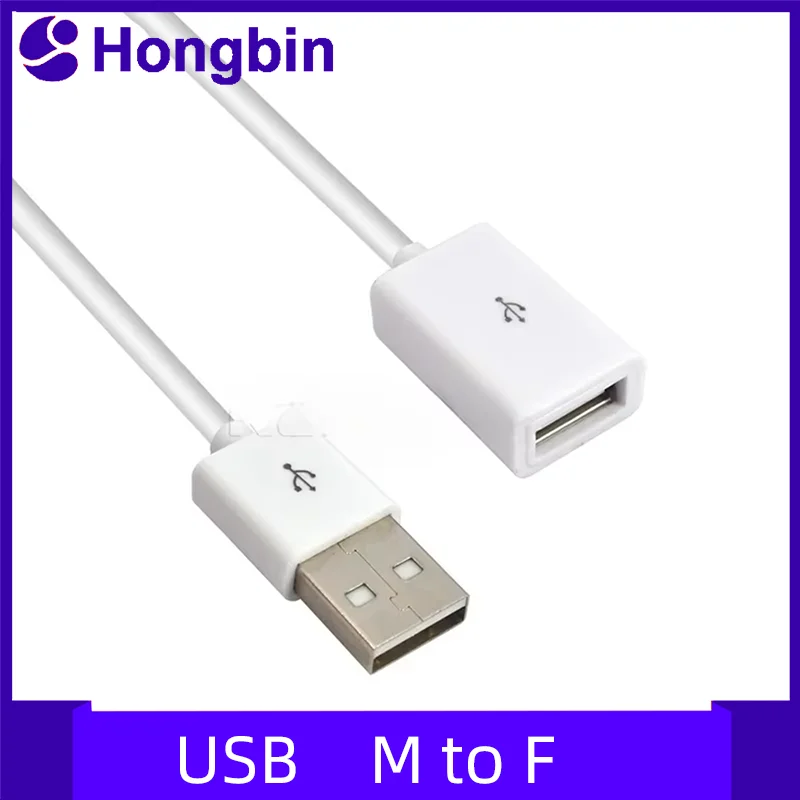 Cable de Extensión USB 2.0 A Macho a Hembra, Cable de Carga y Datos Adicional para iPhone 6 Plus, Samsung Note 4, S6 Edge, Laptop