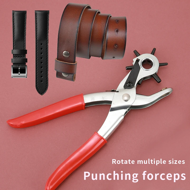 Leather Hole Punch Leather Tools Multifunctional Ordinary Carbon Steel Belt Puncher Punching Tool Belt Hole Puncher Crafts Tool