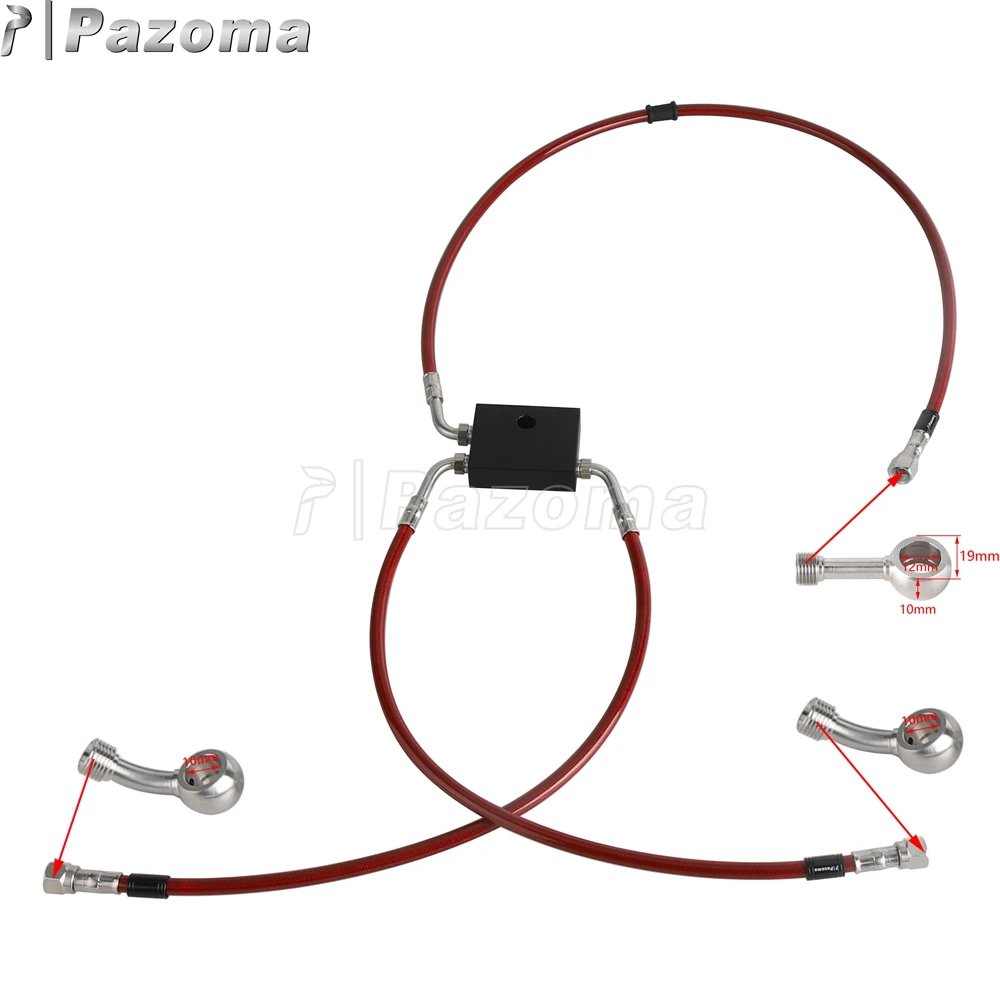 45 °   180 °   0 °   دراجة نارية اسطوانة البانجو دراجة نارية خرطوم الفرامل كابل الخط الهيدروليكي ل هارلي دينا فات بوب FXDF منخفضة رايدر FXDL ABS