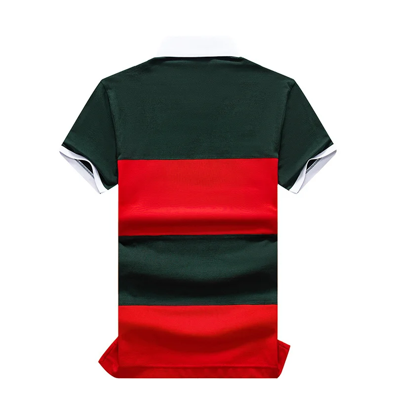 New Arrivals Men's Polo Shirt Portugal National Country Embroidery Short-sleeved Loose Golf Collar