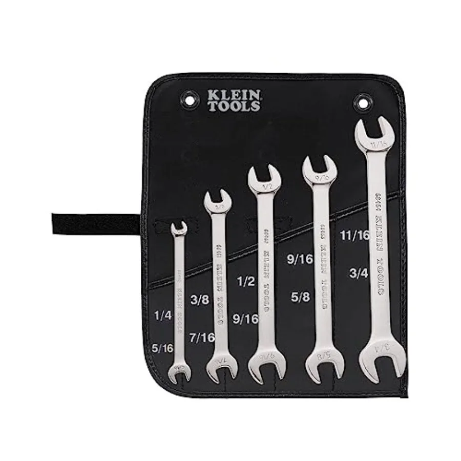 

68450 Open End SAE Wrench Set 5-Piece With Rolling Pouch