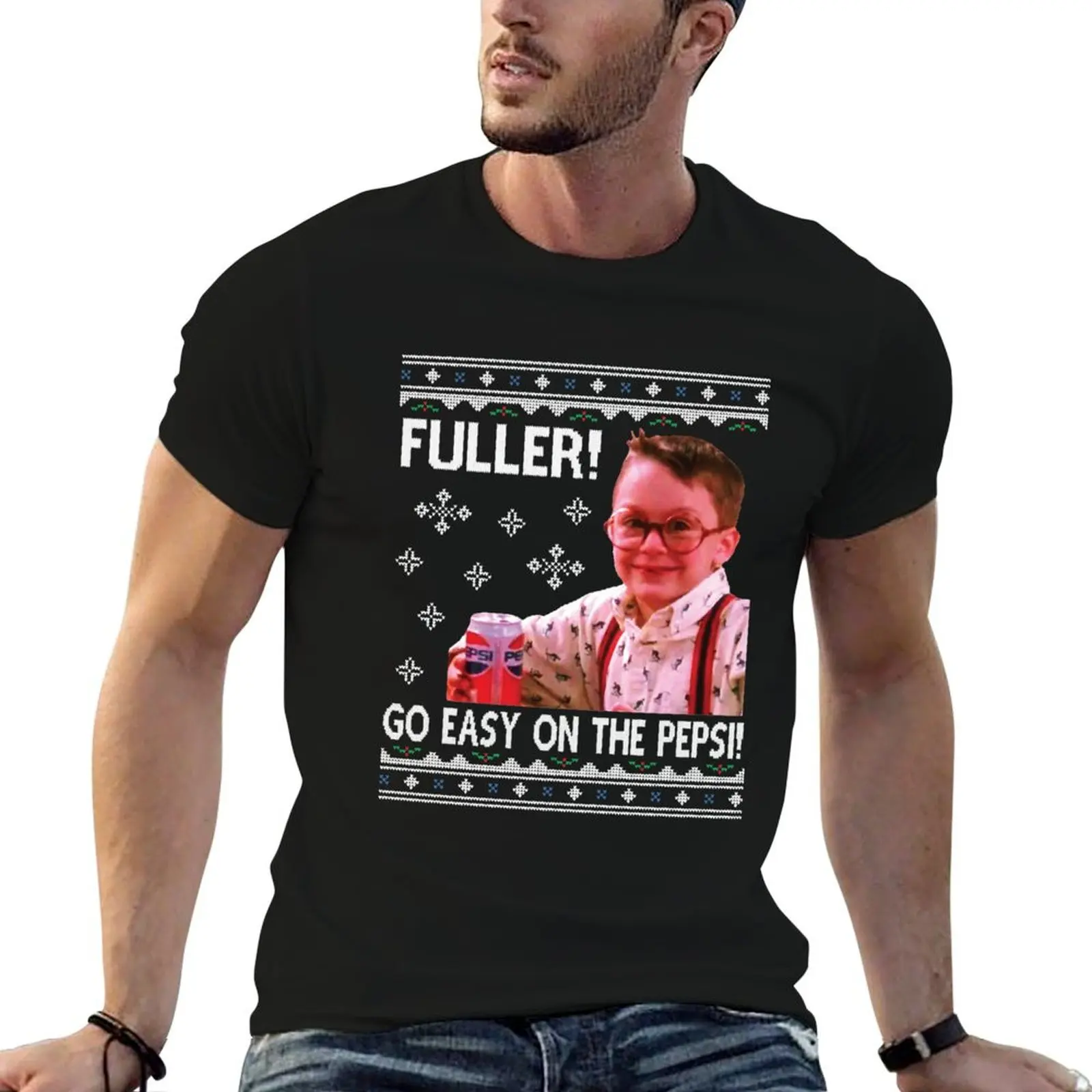 

Fuller drinks pepsi T-Shirt t shirt man casual t shirt custom print man t shirts cotton T-Shirt