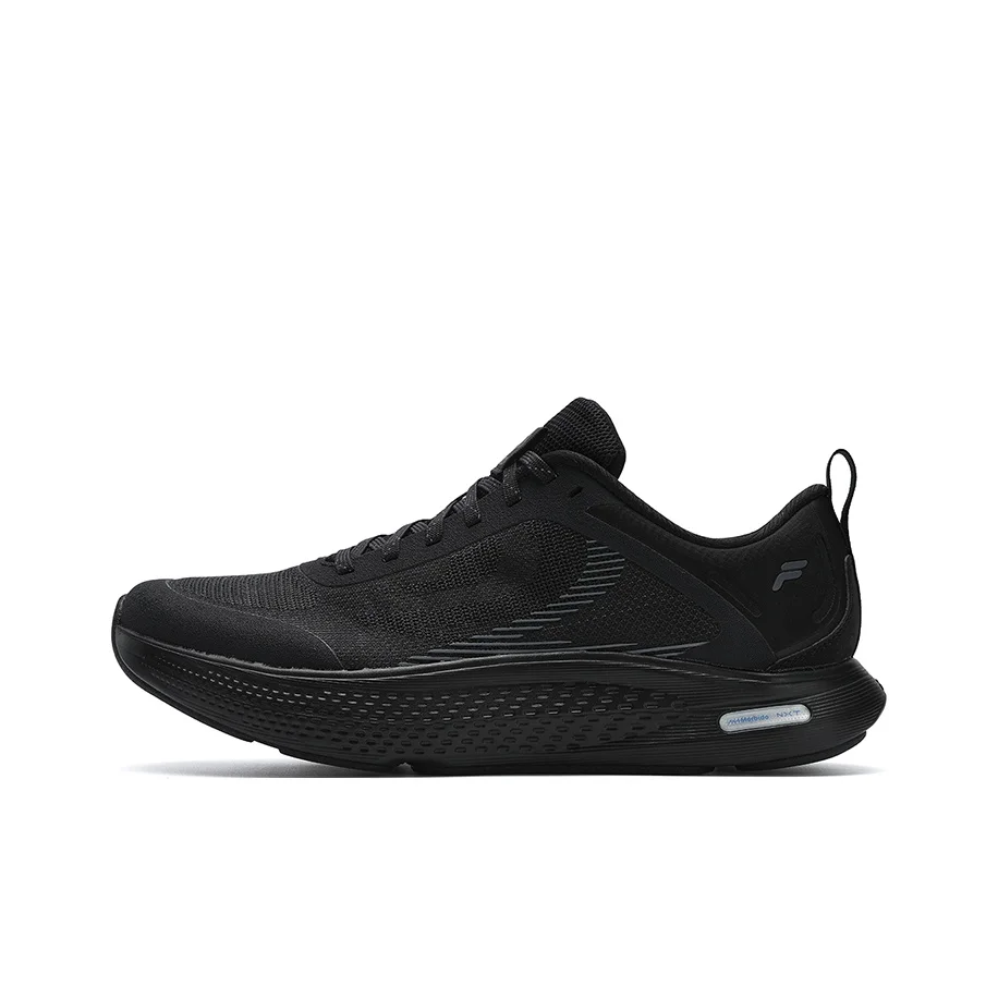 FILA NUVOLE JOG Breathable Low top Running Shoes Men's Black A12M521129FBB