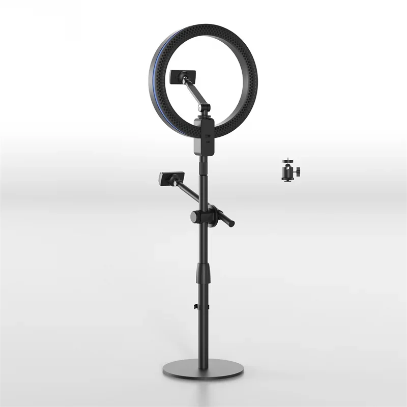 Wholesale Multi-function Selfie Ring Light Stand 360 Degree Rotating Wireless Remote Live Streaming Lamp Stand