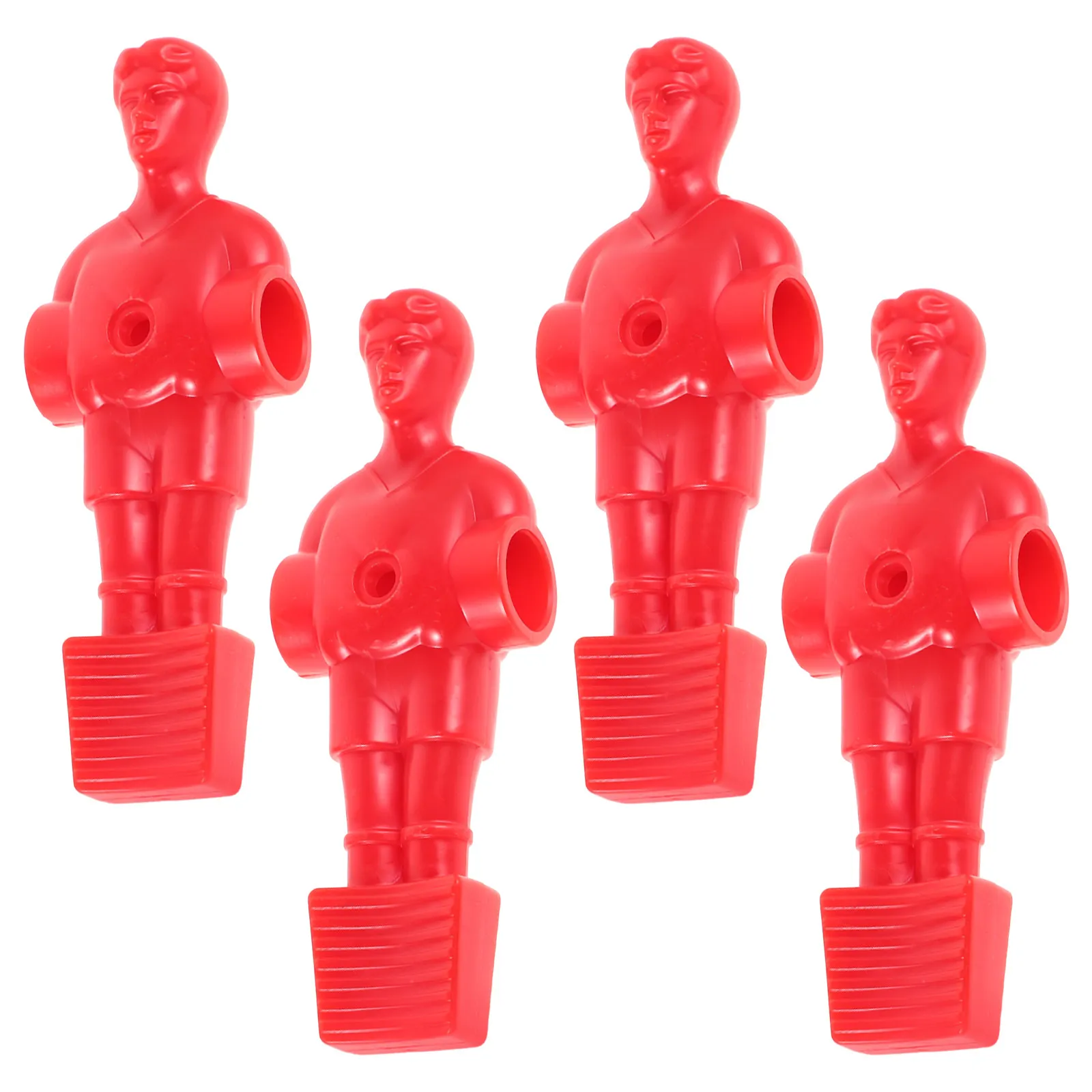 

4Pcs Table Soccer Player Replacement Realistic Foosball Figures for Table Football Game Parts Accessories Small Plastic Foosball