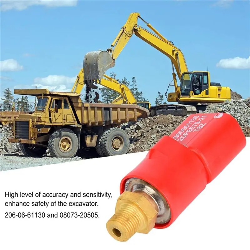 A21E-1 قطعة مفتاح الضغط الاستشعار مفتاح ضغط الزيت 2060661130 لوازم الحفارة الحمراء #5