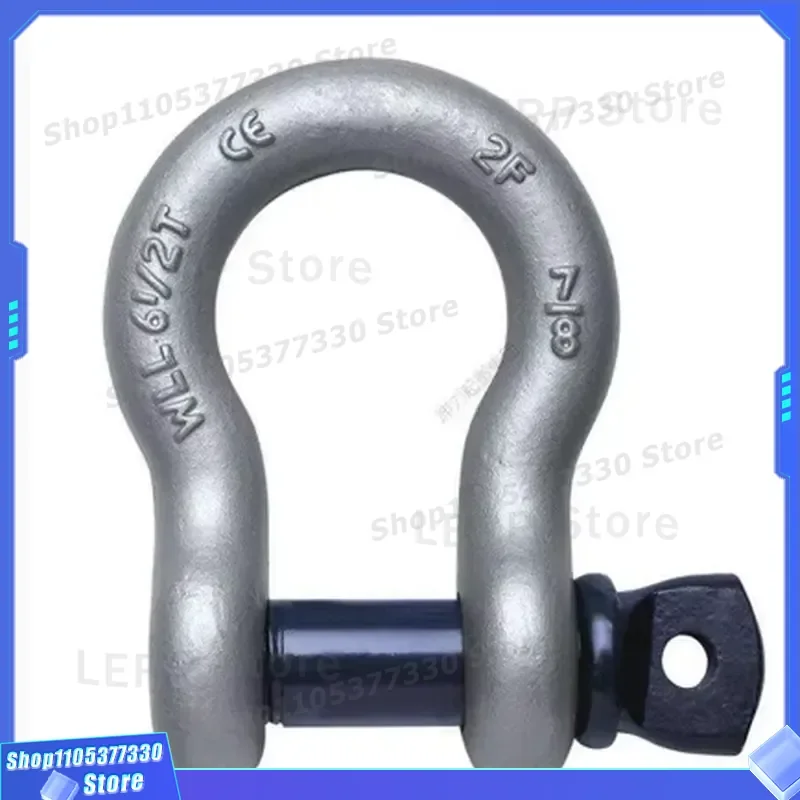 G209 Screw Pin Anchor Shackle Hot Dip Galvanized Crosby Type Heavy Duty Rigging Hardware for Marine Lifting and Towing