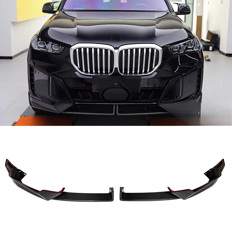 

Dry Carbon Fiber X5 MP Style Front Lip Car Front Bumper Lip Corner Kit Exterior Tuning Parts for M Sport Car