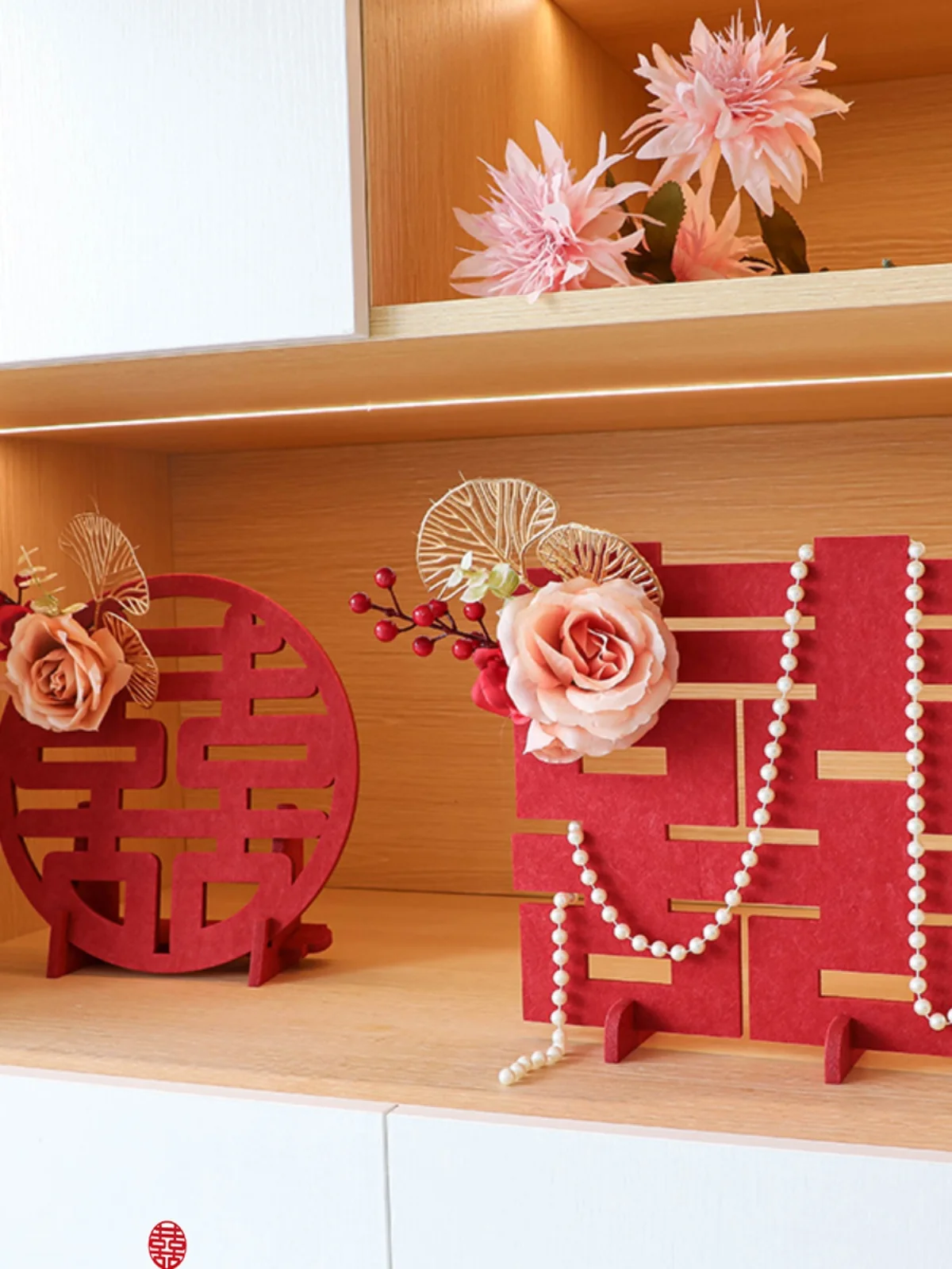 Three dimensional internet celebrity wedding decoration