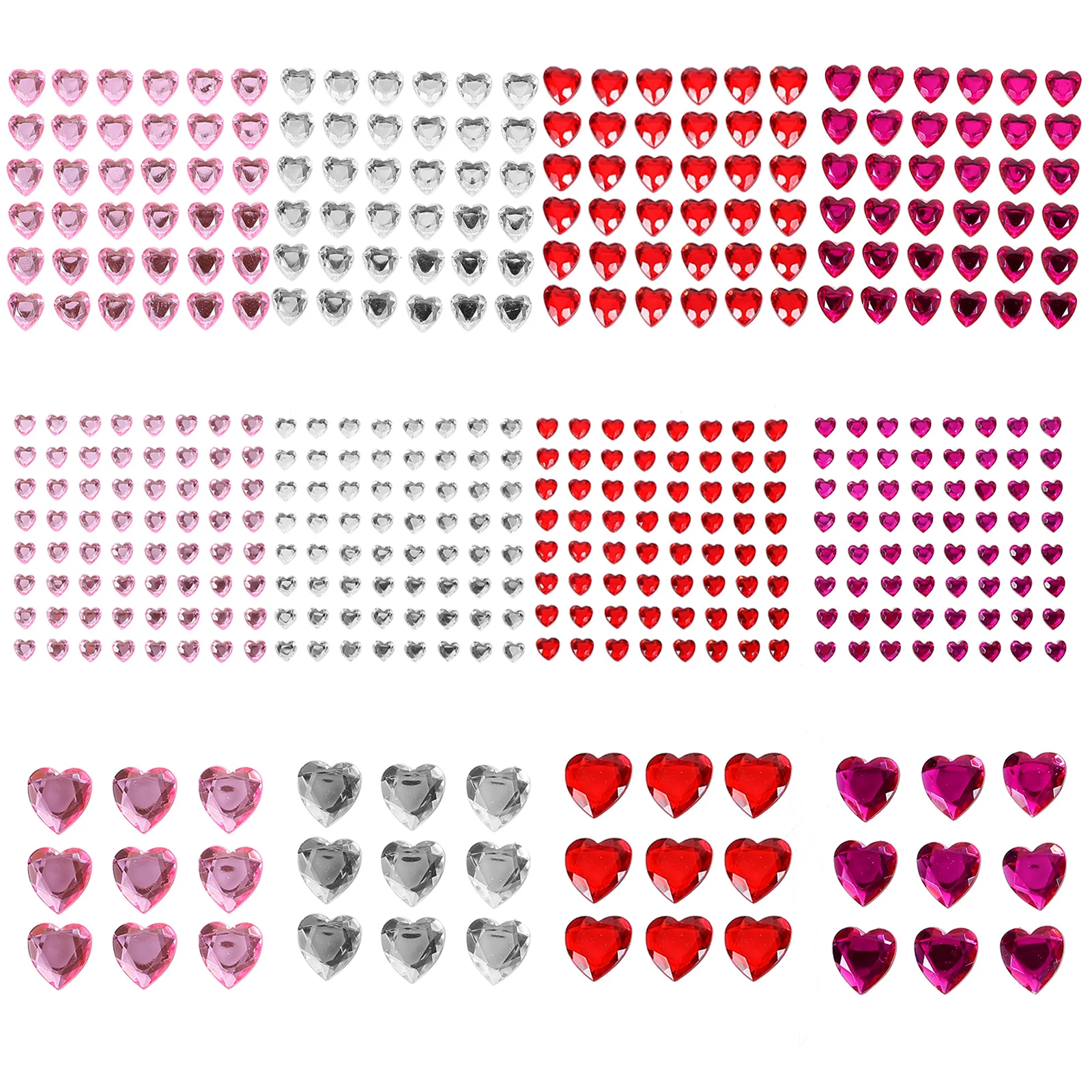 

Shaped Acrylic Rhinestone Stickers Self Rhinestone Stickers Self Adhesive Adhesive Gems for DIY Crafts JewelryDecoration