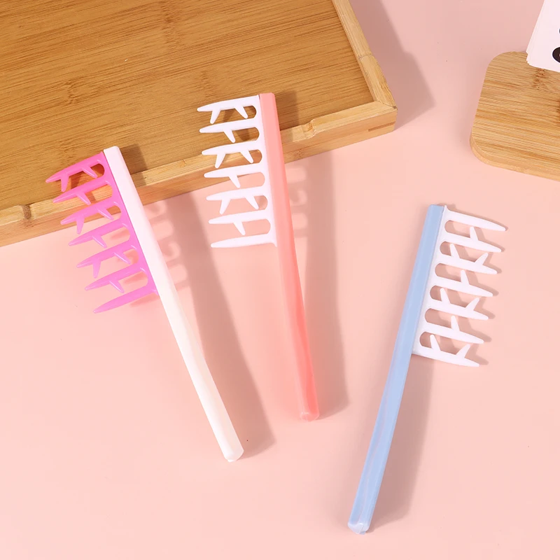 Hair Styling Curly Fluffy Brush Salon Scalp Massage Z Shape Combing Brush Smoothing Heatless Curl Combs Barber Tools image 4