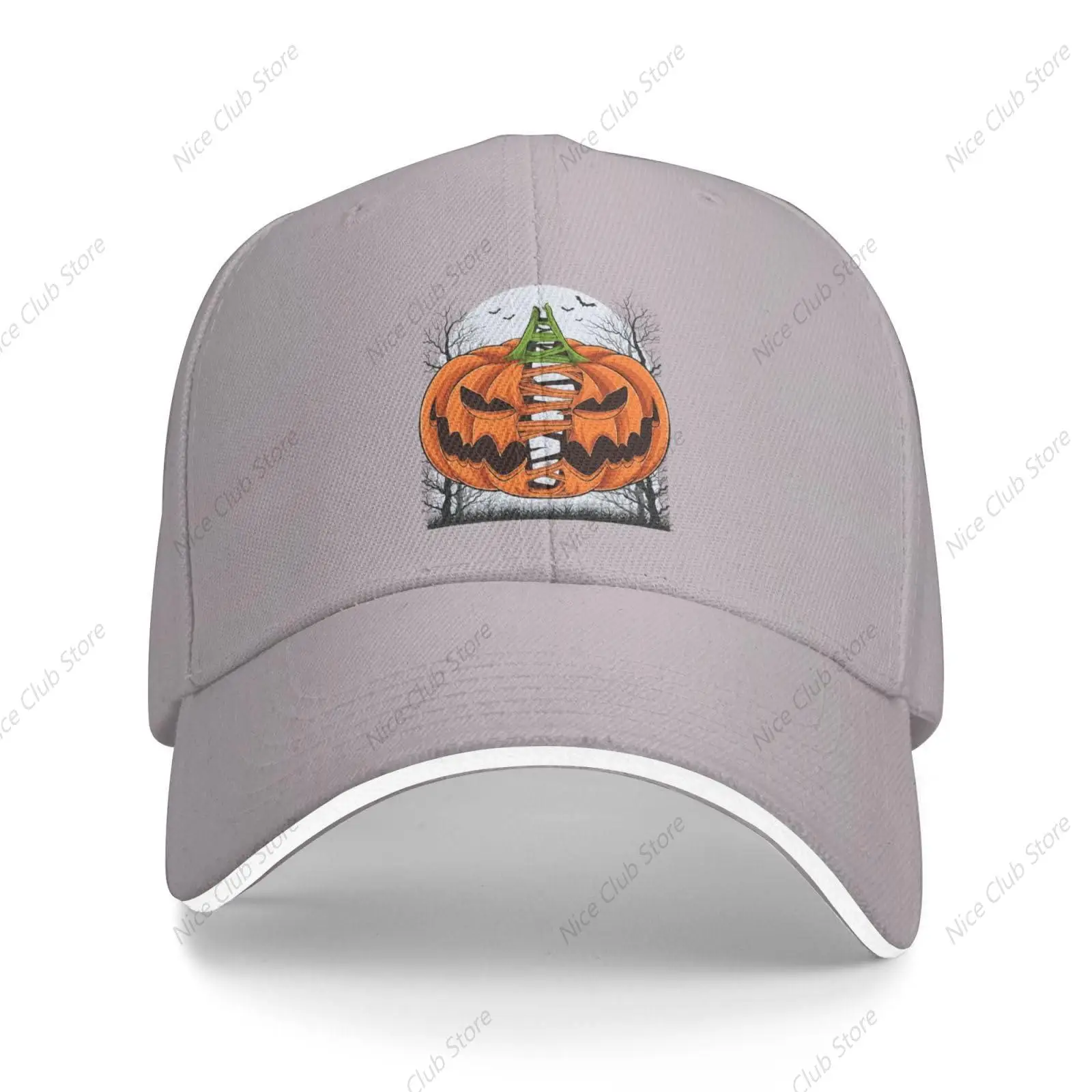 

Horrible Pumpkin Baseball Cap Women Men Hats Adjustable Truckers Sun Hat Golf Caps