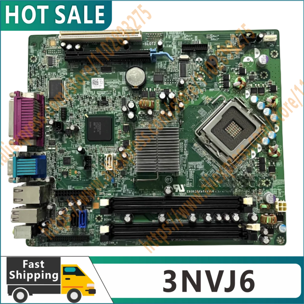 CN-03NVJ6 Original Optiplex 780 SFF Motherboard 03NVJ6 3NVJ6 91WRN 091WRN LGA 775 DDR3 Mainboard 100% Tested