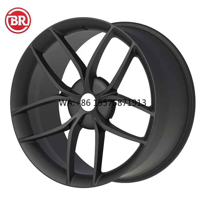 

Customized Luxury 5-spoke Forged Alloy Car Deep Concave Wheels 5x114.3 5x120 5x130 15 18 19 20 22 24 Inch Wheels