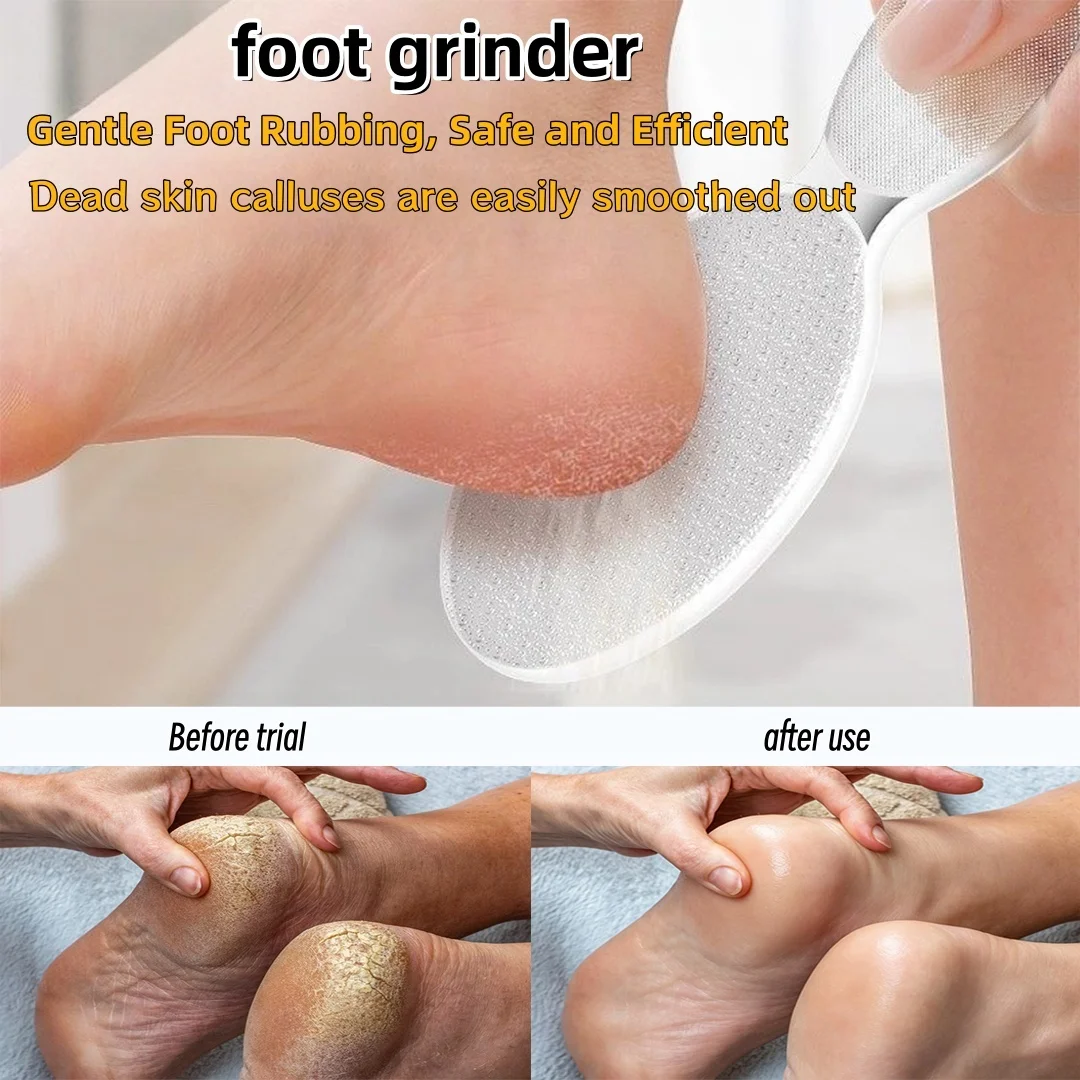 1/2PCS Double Sided Resin Callus Remover Professional Pedicure Tool Exfoliating Scrubber For Cracked Heels Hard Rough Skin Corns